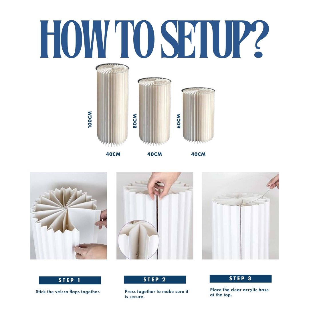 1pc Paper Pedestal Only