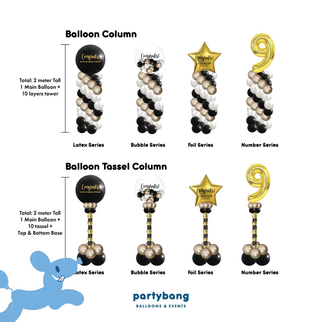 2m Balloon Column (Number)