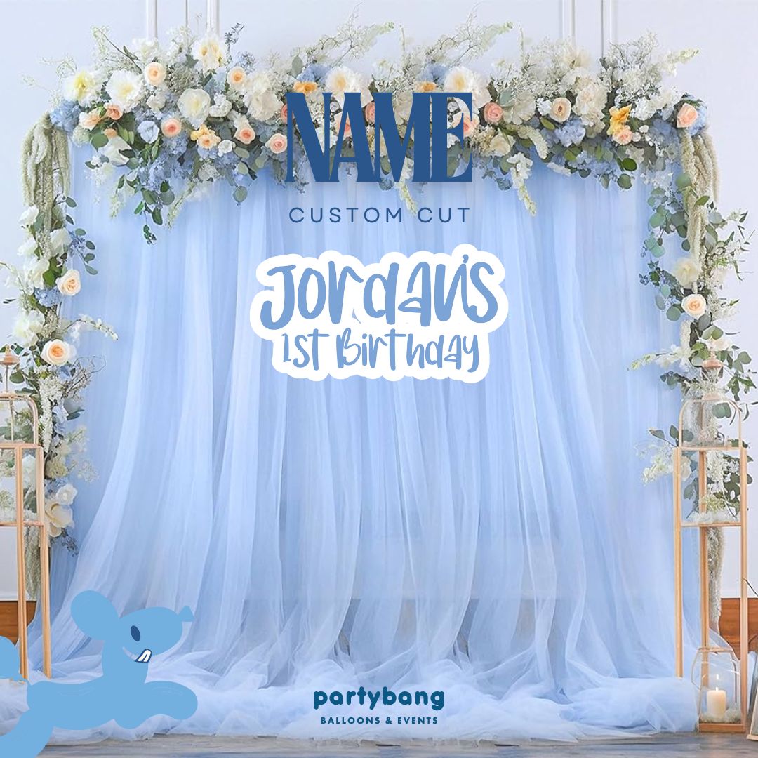 Custom Shape & Print Name Board