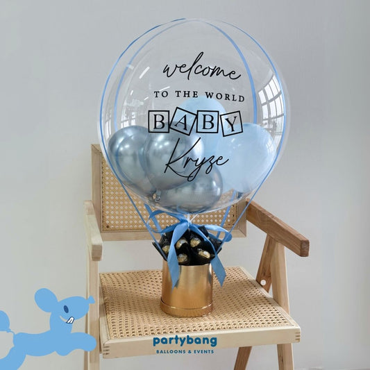 24inch Custom Bubble Hot Air Balloon Chocolate Gift Box D