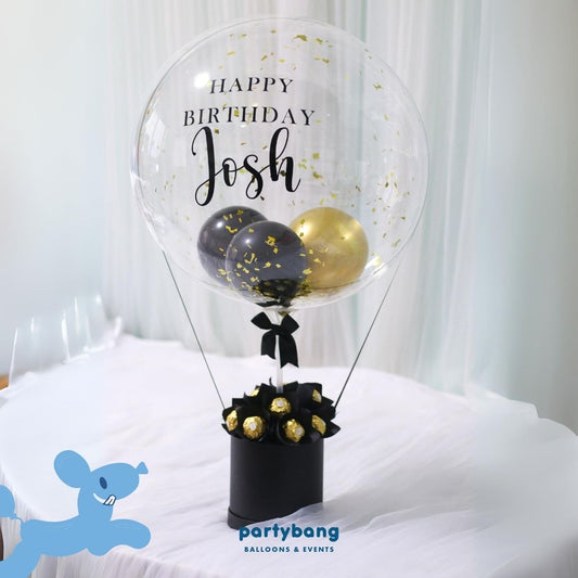 24inch Custom Bubble Hot Air Balloon Chocolate Gift Box D