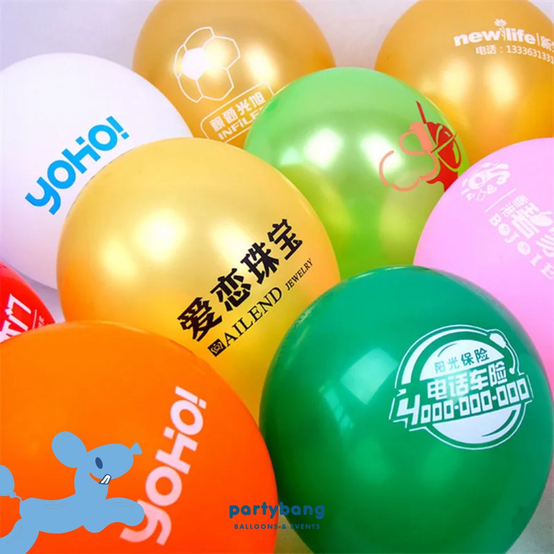 12inch Corporate Custom Print Balloon (1000pcs)