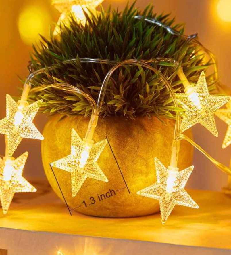 Clearance 2m Star Lights LED AA Battery Operated