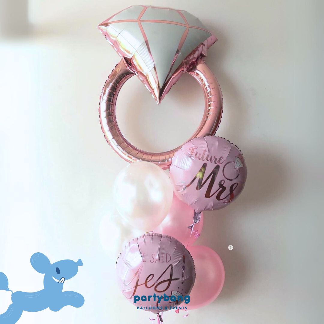 Bridal Shower Bride to Be Bachelorette Hens Party Balloons Set A