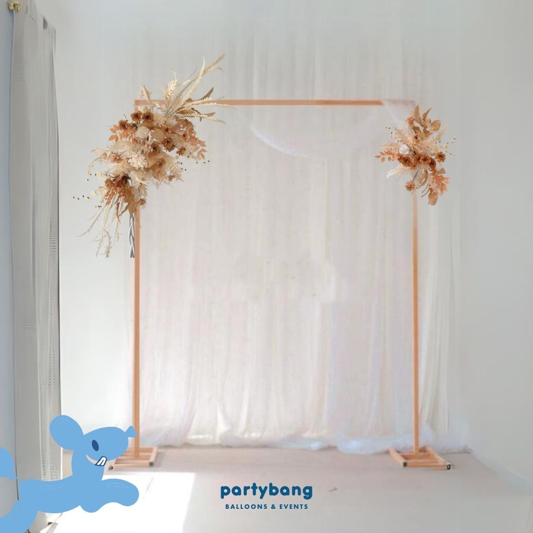 4 Days Rental Backdrop Double Layer Tutu Curtain Set D