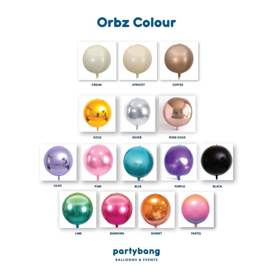 16inch Custom Orbz Flower Hot Air Balloon Flower Gift Box A