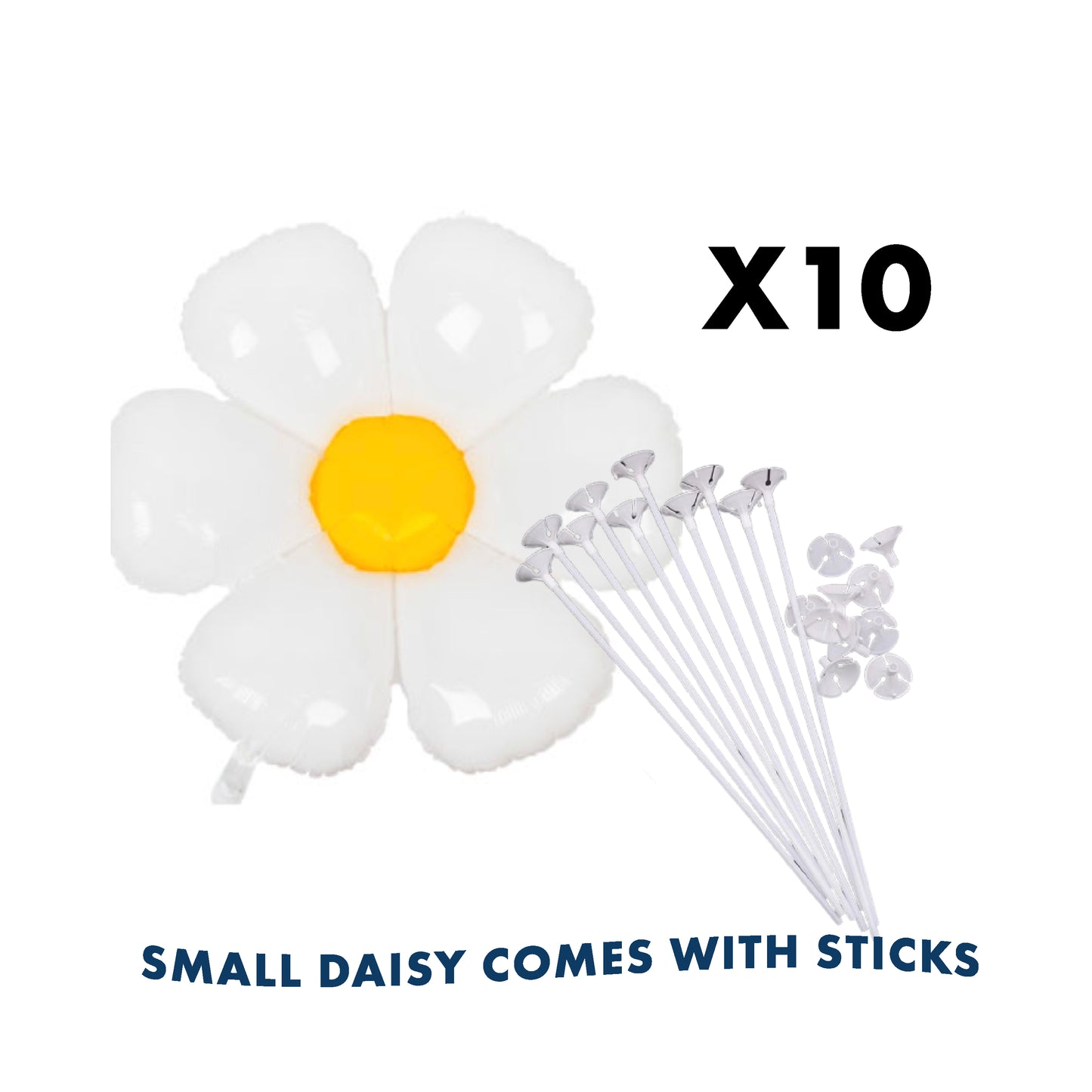 Balloon Giant Daisy Balloons Foil Mylar | Bohemian Daisy