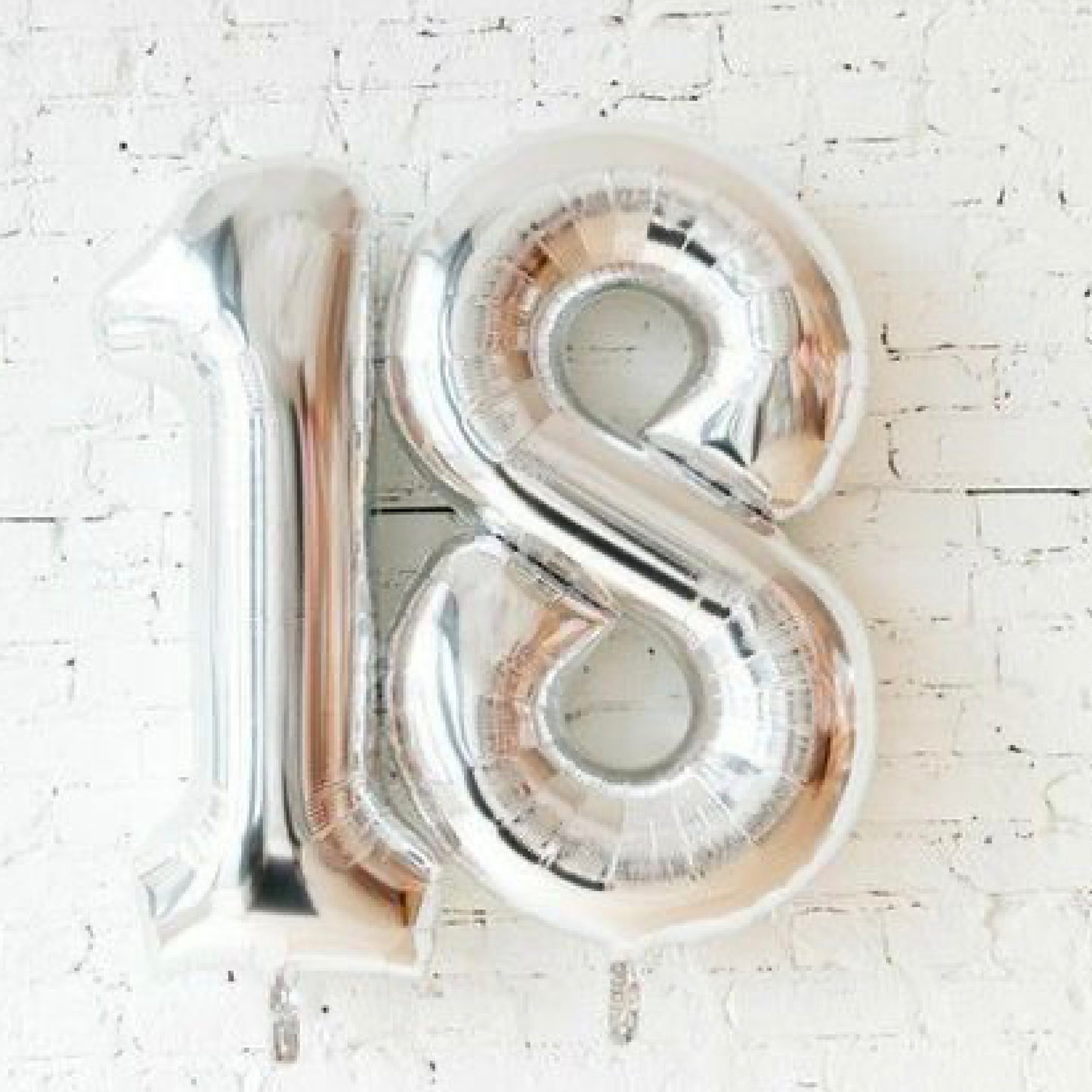 40inch Jumbo Foil Number Balloon (Silver)