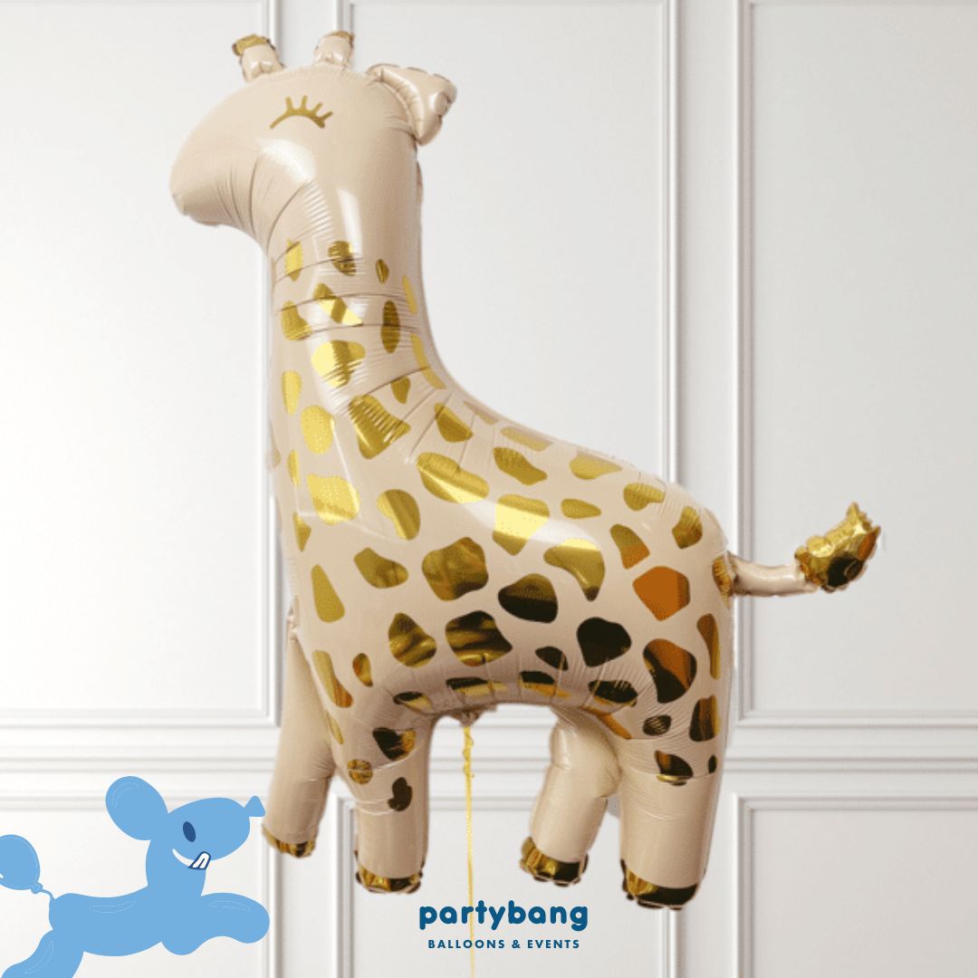 [Helium Inflated] Birthday Balloons Giraffe Kids Party_Shop By Picture (1pc)
