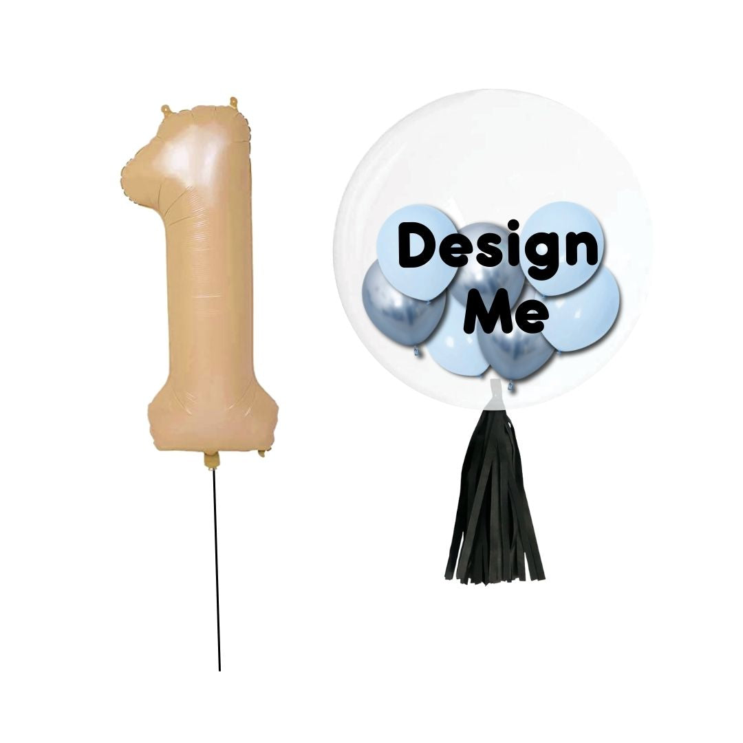 [Helium Inflated] Build My Balloons 24" Customised Bubble Balloon (2pcs)