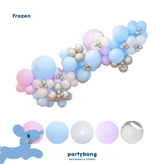 Grab & Go 2-meter Balloon Garland (Frozen)