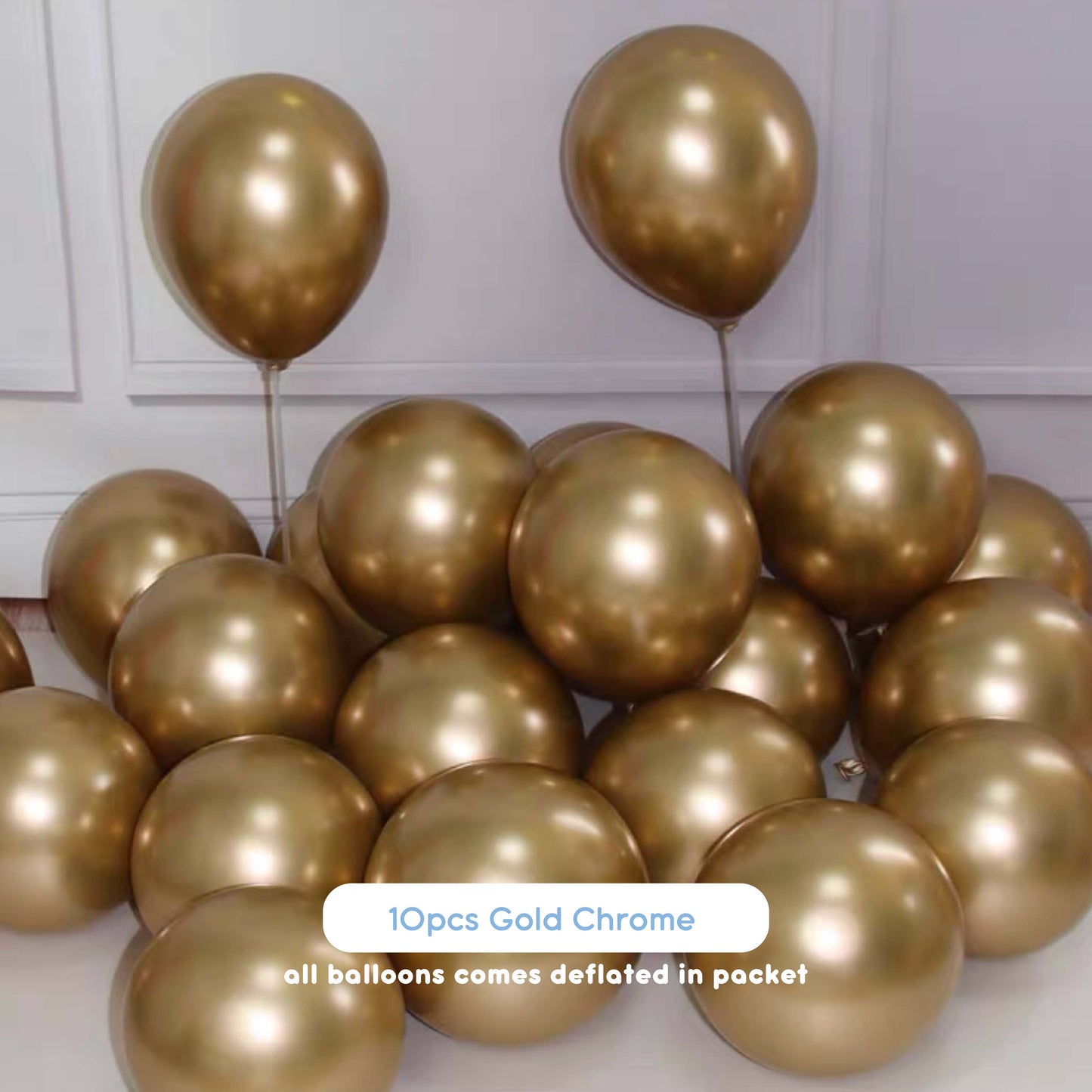 Chrome Gold Balloons