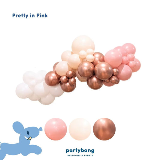 Grab & Go 2-meter Balloon Garland (Pretty In Pink)