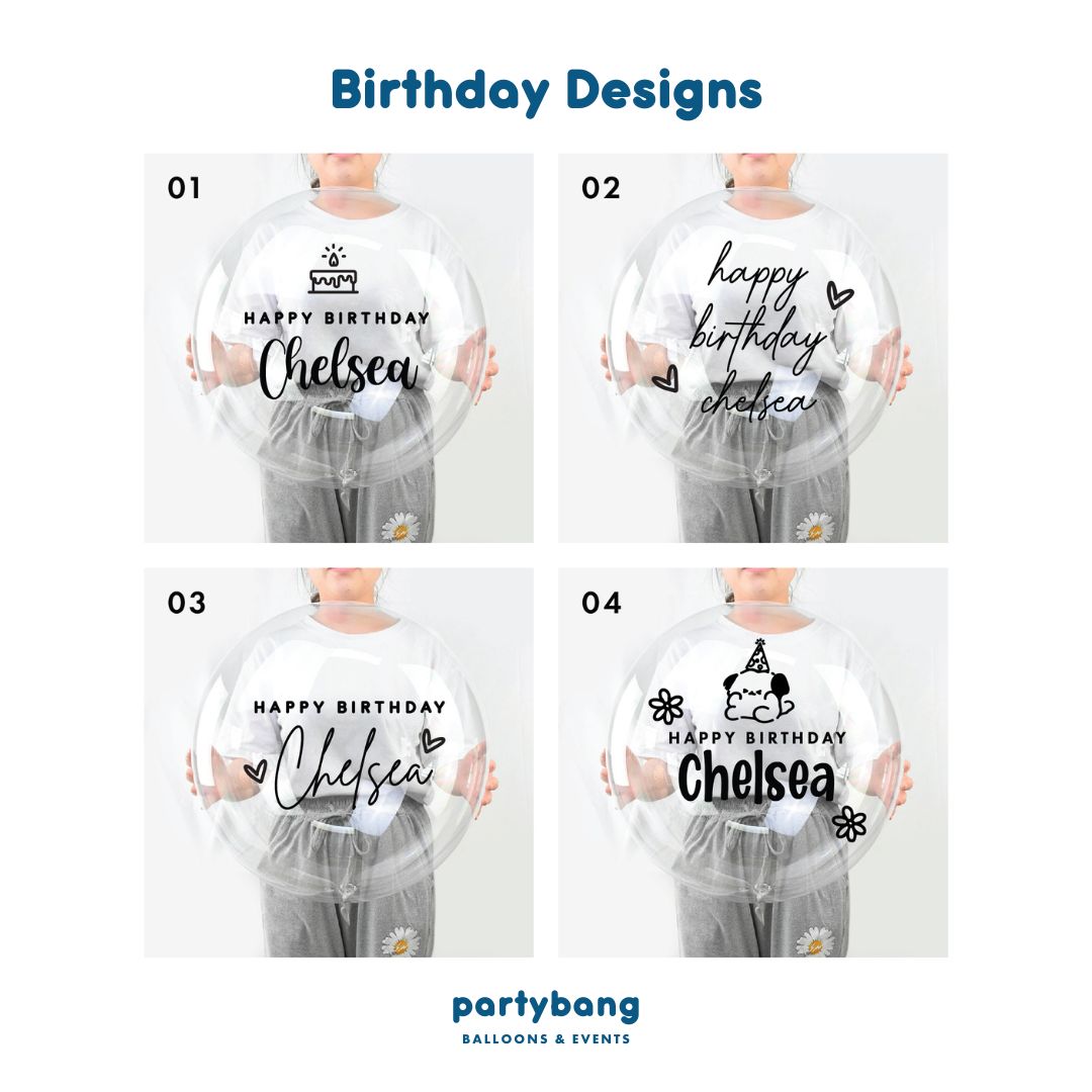 [Helium Inflated] Birthday Balloons Hotel Room Staycation Package B