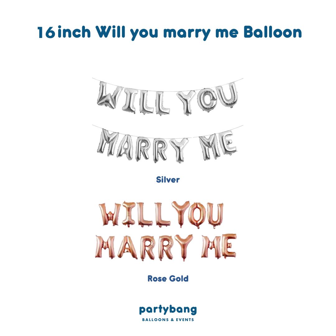 [Helium Inflated] Proposal Balloons Hotel Room Staycation Package D