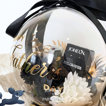 [JOHEUN x PARTYBANG] Father's Day Perfume & Faux Flower Round Dome Surprise Gift Box