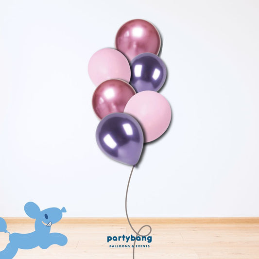 [Helium Inflated] 12" Latex Balloon Clusters Berry Sweet