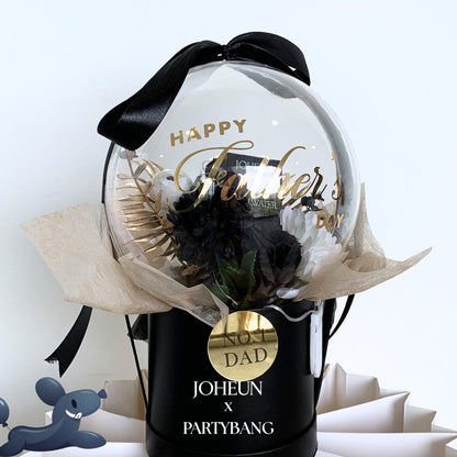 [JOHEUN x PARTYBANG] Father's Day Perfume & Faux Flower Round Dome Surprise Gift Box
