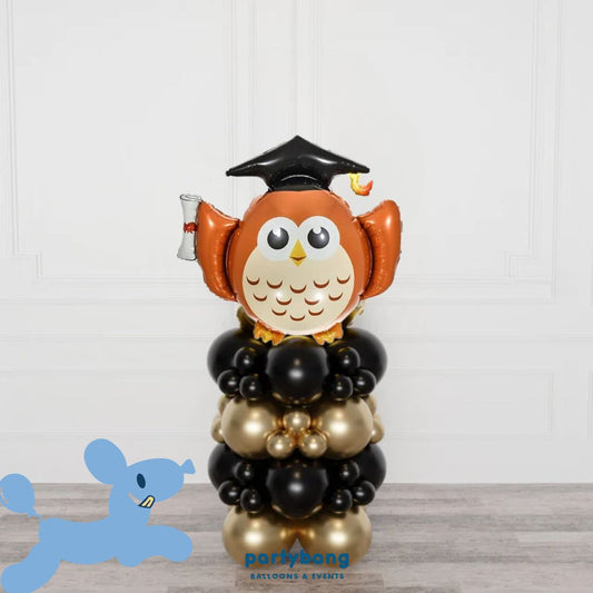 [Helium Inflated] Graduation Balloons Owl Set D (1pc)