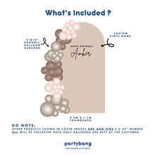 Load image into Gallery viewer, Plain Foamboard Arch Backdrop Setup with Balloon Garland Supreme
