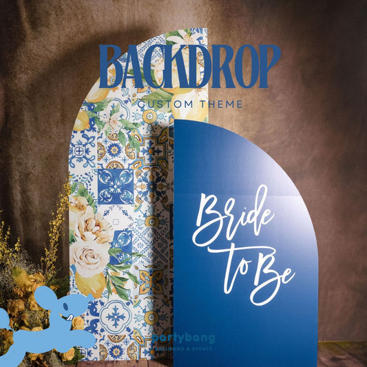 Rectangle Oval Triangle Arch Shape & Print Backdrop