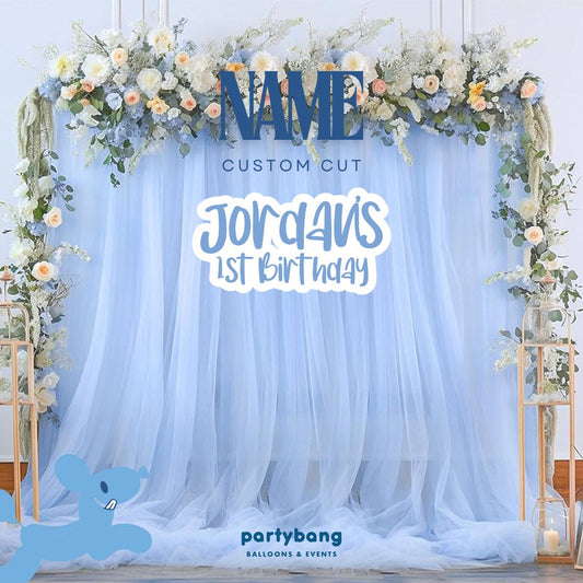 Custom Shape & Print Name Board