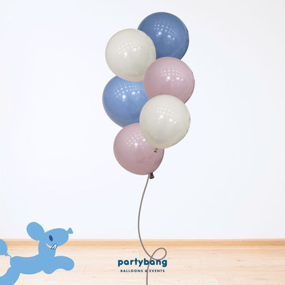 [Helium Inflated] 12" Latex Balloon Clusters Jelly Belly