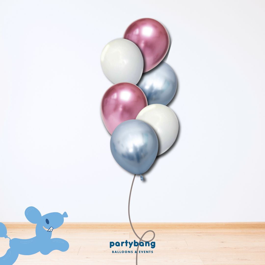 [Helium Inflated] 12" Latex Balloon Clusters Twinkle