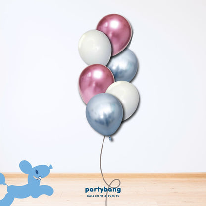 [Helium Inflated] 12" Latex Balloon Clusters Twinkle