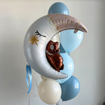 [Helium Inflated] Baby Shower Full Month 100 Days (9pcs)