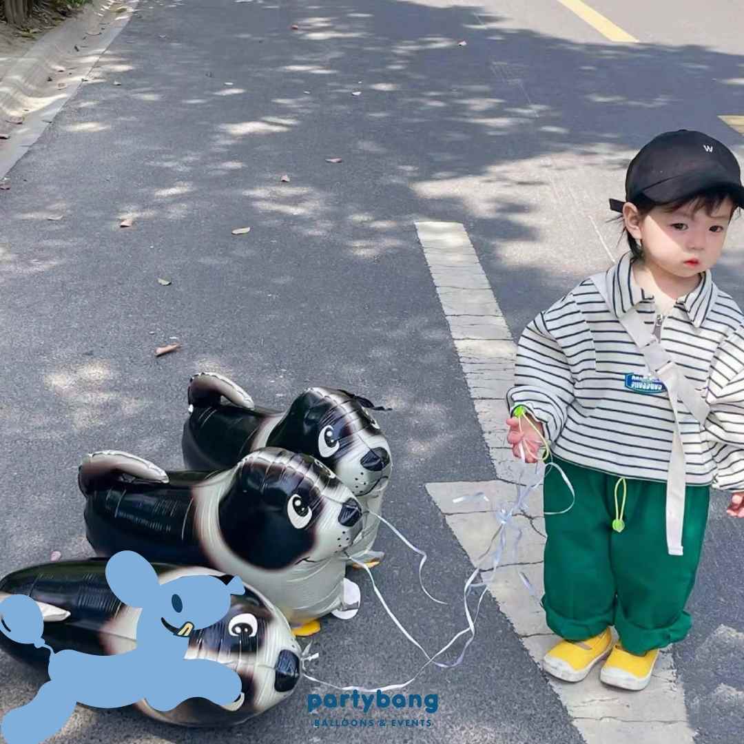 [Helium Inflated] Cow Walking Pet Animals Foil Balloon Kids Toy Balloon Children Gift