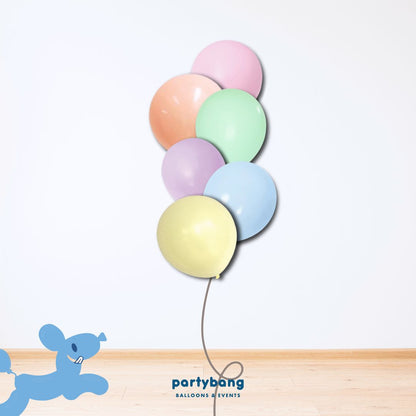 [Helium Inflated] 12" Latex Balloon Clusters Sugar Rush