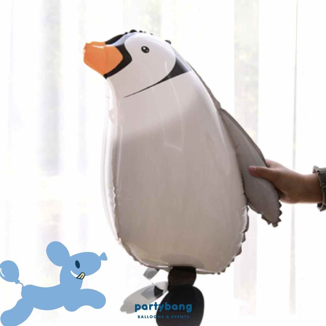 [Helium Inflated] Penguin Walking Pet Animals Foil Balloon Kids Toy Balloon Children Gift