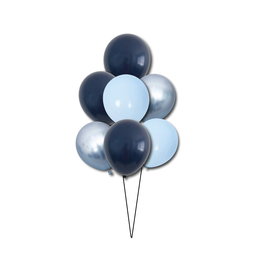 [Helium Inflated] Build My Balloons 12" Balloon Bouquet (7pcs)