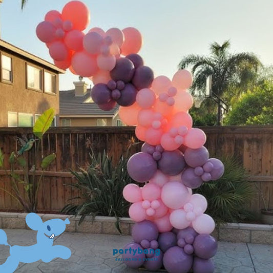 Free Standing Organic Balloon Garland Arch Set up [Superb]