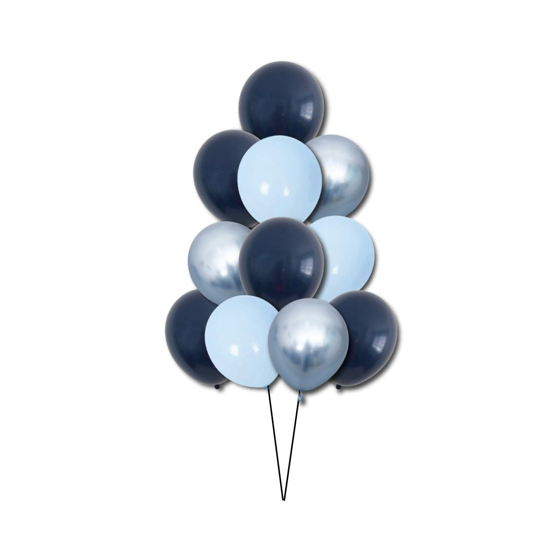 [Helium Inflated] Build My Balloons 12" Balloon Bouquet (11pcs)