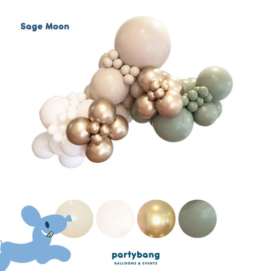 Grab & Go 2-meter Balloon Garland (Sage Moon)