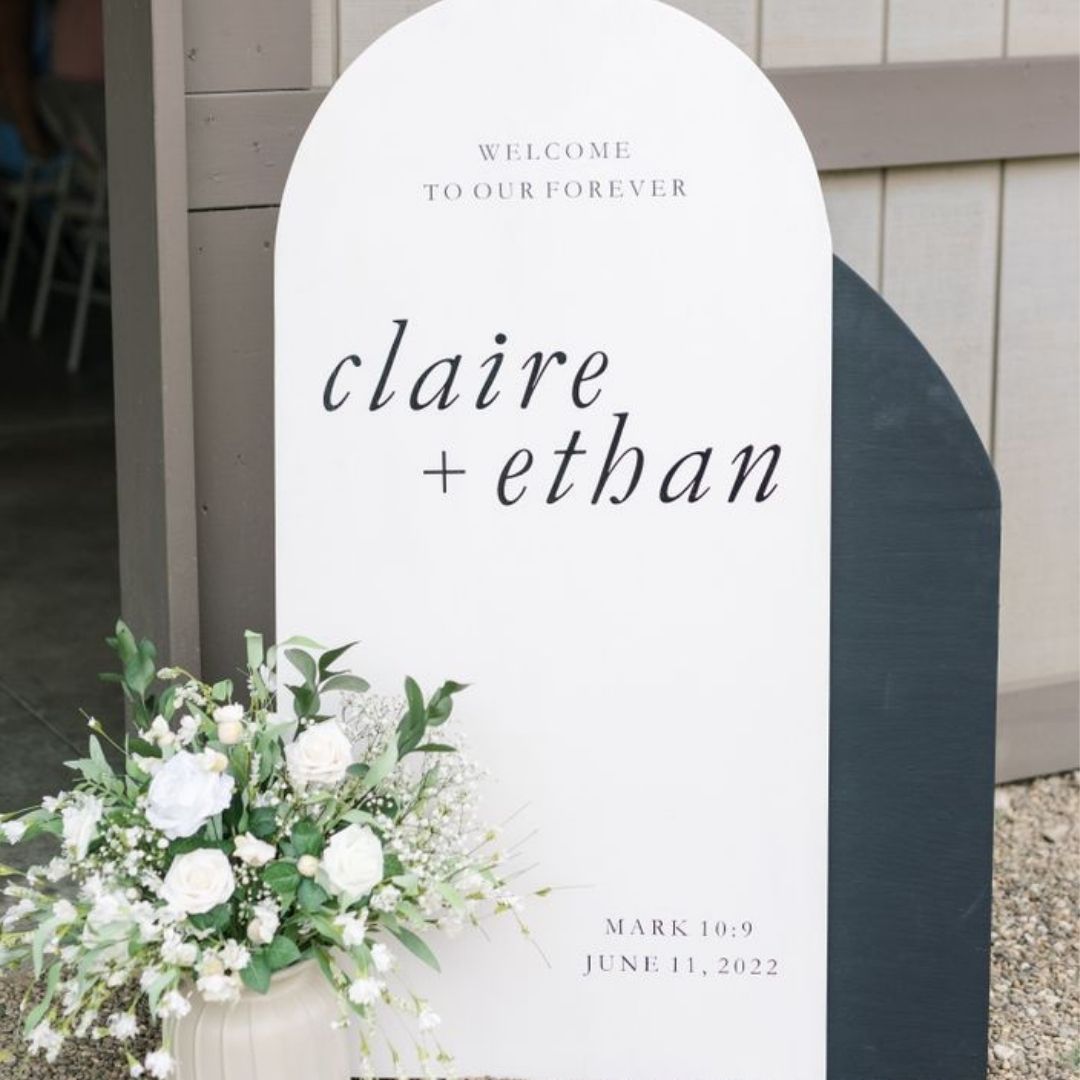[Enquiry Form] Wedding Foamboard Arch Backdrop Setup