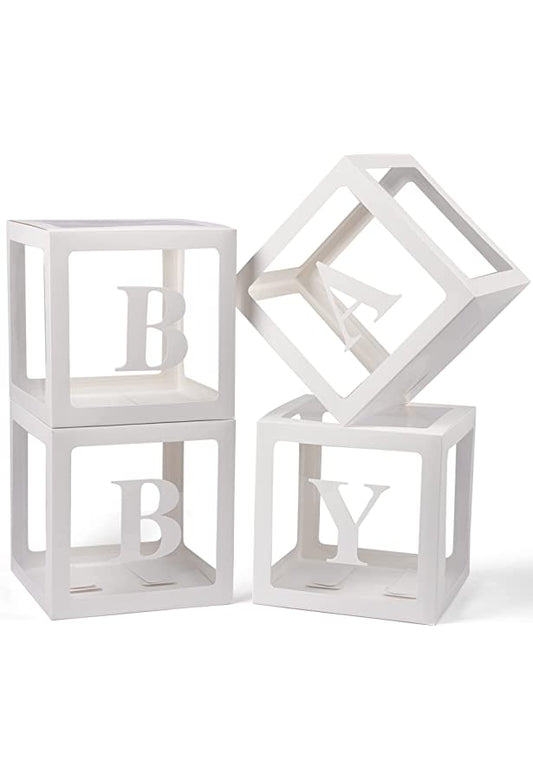 4pc Standard White Baby Box (DIY Set)