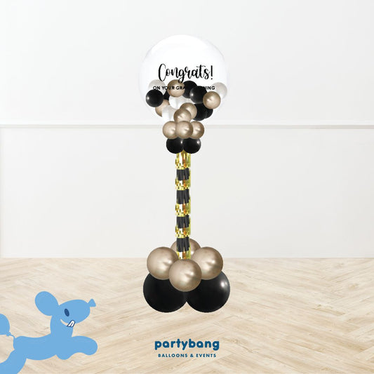 2m Balloon Tassel Column (Bubble)