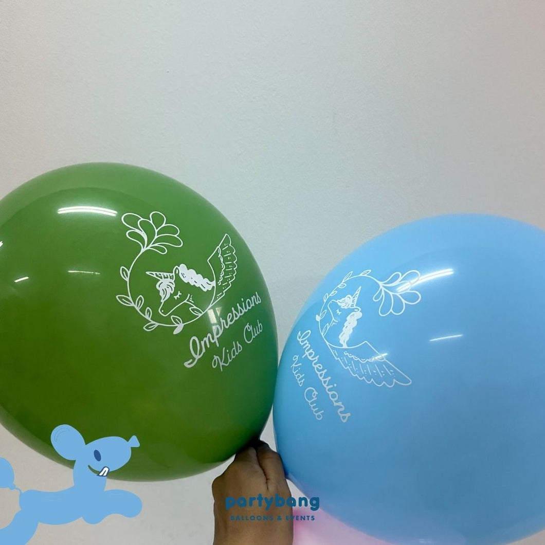 12inch Corporate Custom Print Balloon (1000pcs)