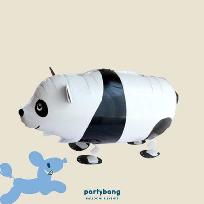 [Helium Inflated] Panda Walking Pet Animals Foil Balloon Kids Toy Balloon Children Gift