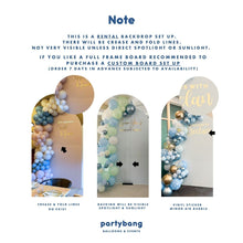 Load image into Gallery viewer, Plain Foamboard Arch Backdrop Setup with Balloon Garland Supreme
