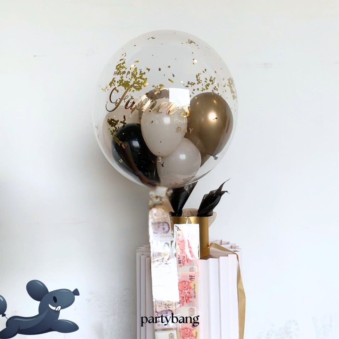 Father's Day Money Fly Surprise Balloon Gift Box