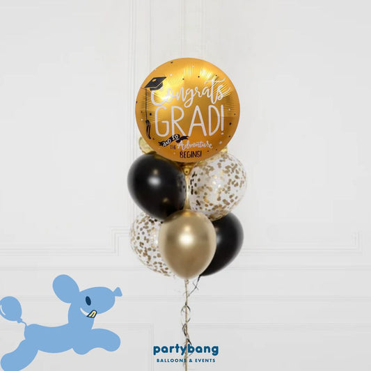 [Helium Inflated] Graduation Balloons Set A (7pcs)