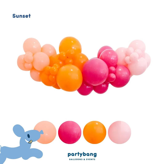Grab & Go 2-meter Balloon Garland (Sunset)