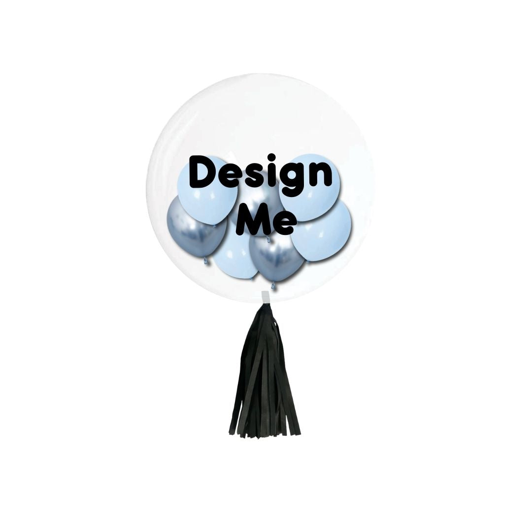 [Helium Inflated] Build My Balloons 24" Customised Bubble Balloon