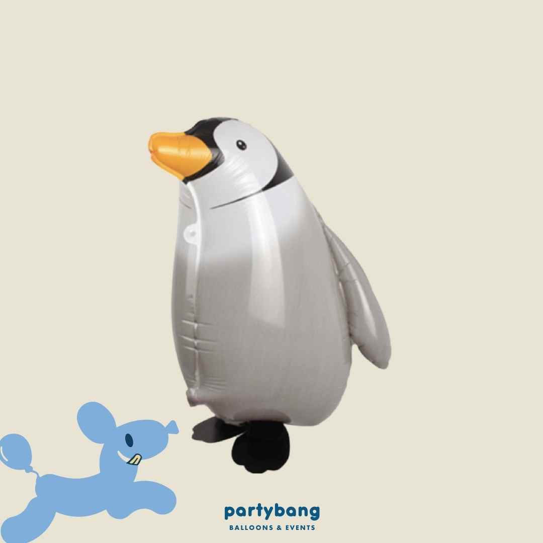 [Helium Inflated] Penguin Walking Pet Animals Foil Balloon Kids Toy Balloon Children Gift