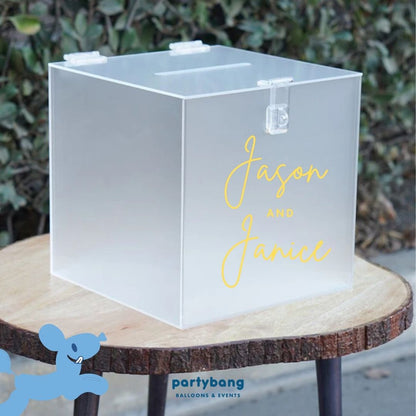 Frosted Wishing Money Acrylic Angbao Box [4 Days Rental]