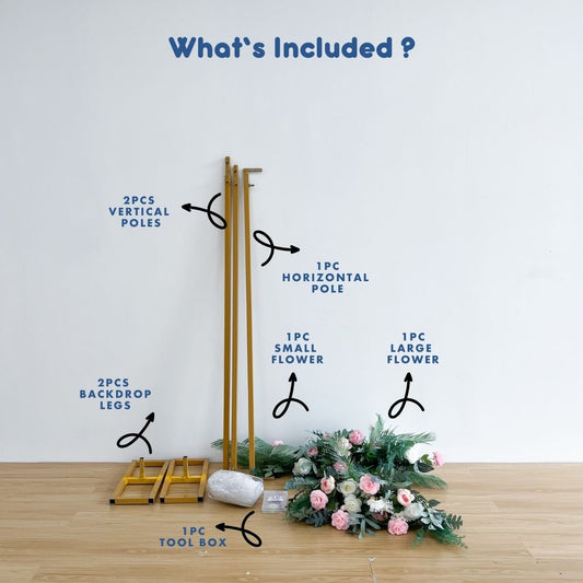 Backdrop with Flower Set C [4 Days Rental]